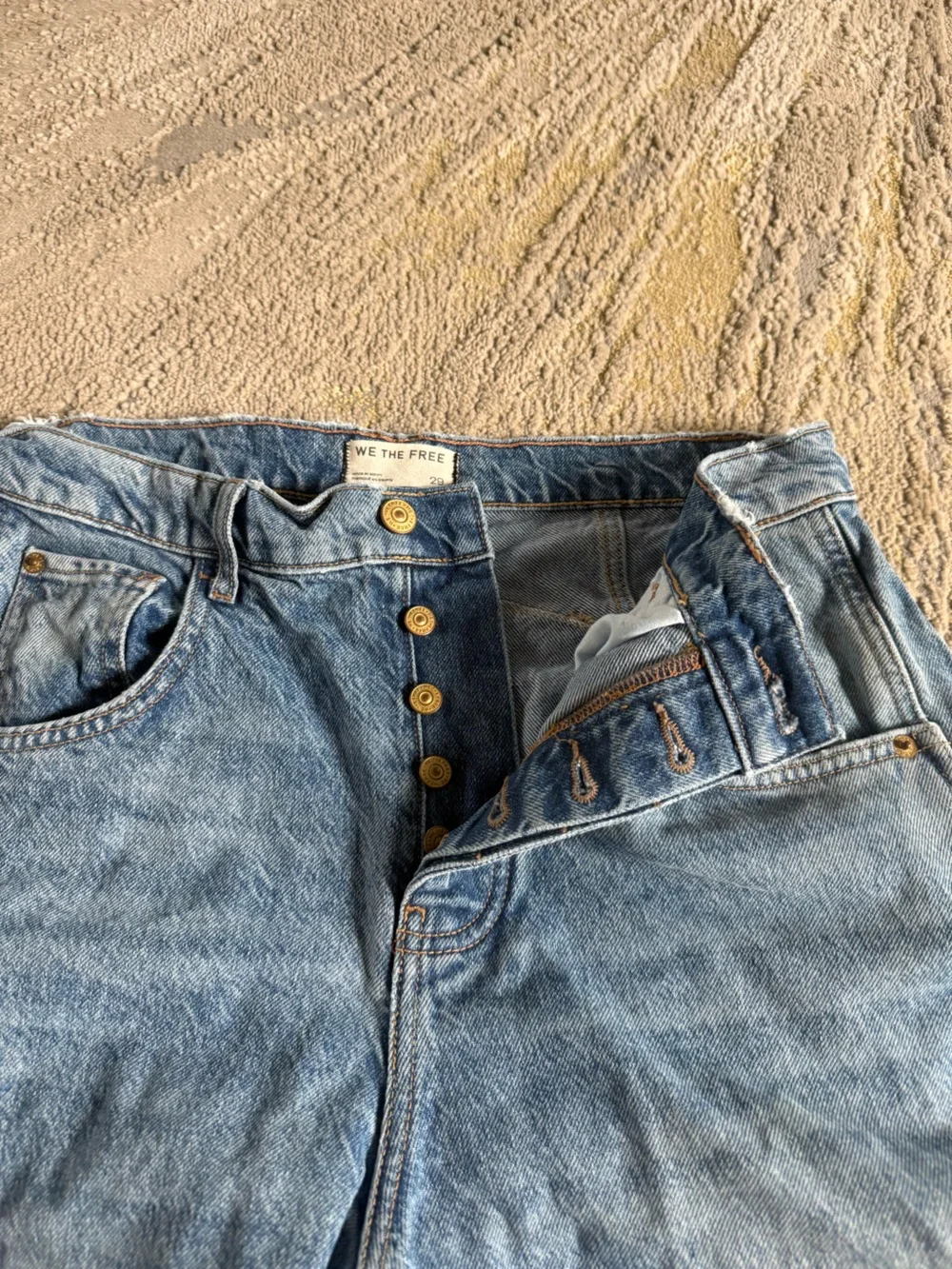 WeThe Free Good Luck Mid Rise Barrel Jeans relaxed slouchy fit 29 - Picture 9 of 15